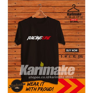 V2 เสื้อยืด ลายยานยนต์ Racinglineสามารถปรับแต่งได้