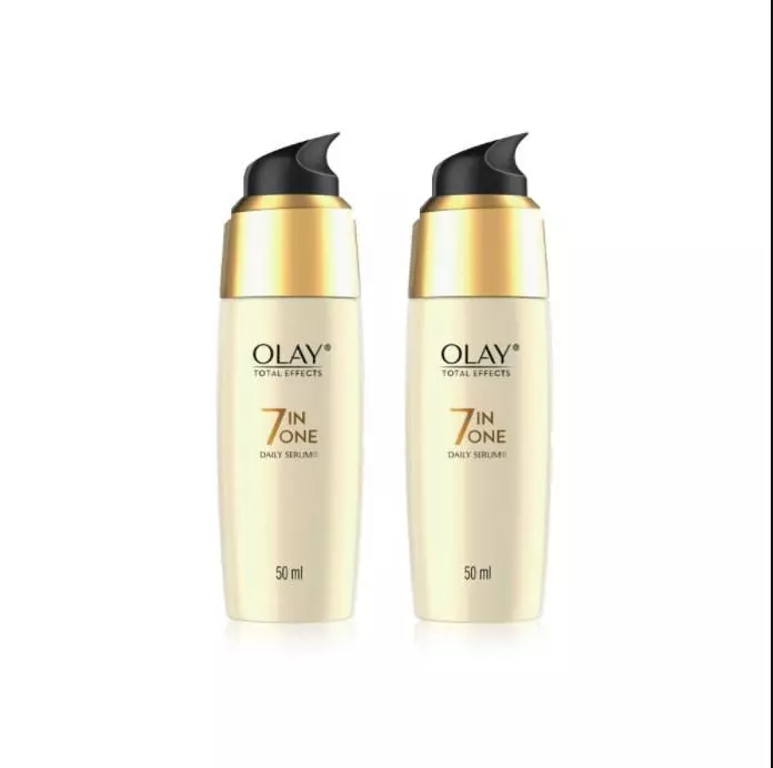[แพ็คคู่] Olay Total Effects 7in1 Serum เซรั่มโอเลย์ สกินแคร์ลดเลือนริ้วรอย ช่วยฟื้นฟูผิว 50 มล. niacinamide thumbnail 3