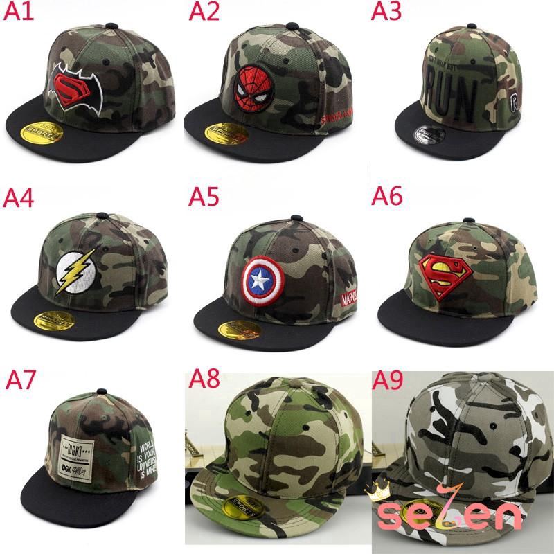 Se7en หมวกเบสบอลลายพรางสำหรับเด็ก