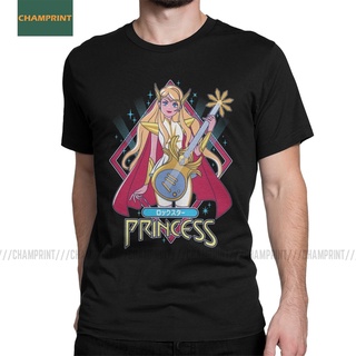 เสื้อยืดโอเวอร์ไซส์เสื้อยืด พิมพ์ลาย Eternia He Man Masters Of The Universe Skeletor 80S She Ra Beast แฟชั่นสําหรับผู้ชา