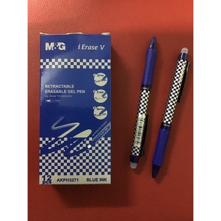 M&amp;G AKPH3271  I Erase V ปากกาลบได้ 0.7mm หมึกสีน้ำเงิน