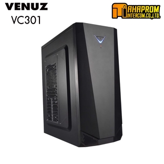 เคสคอม VENUZ (เคส) ATX Computer CASE VC301 Black.