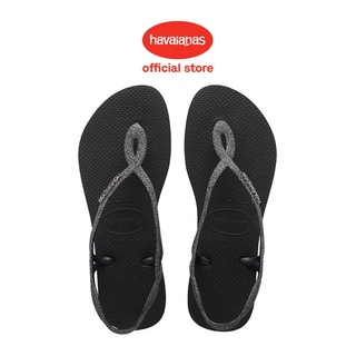 Havaianas รองเท้าแตะ พรีเมี่ยม สําหรับผู้หญิง - สีดํา / สีเทาเข้ม