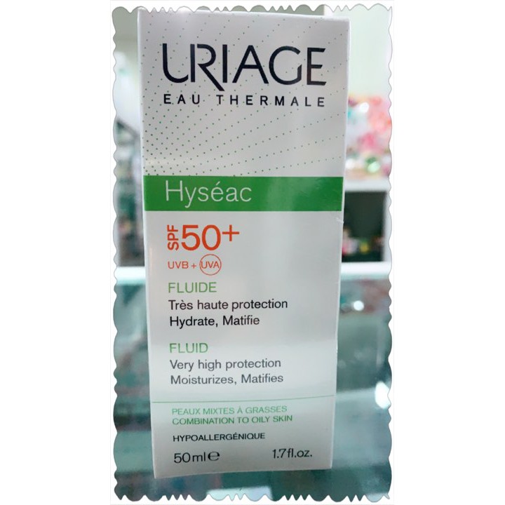 Uriage Hyseac Fluide SPF 50+ 50ml