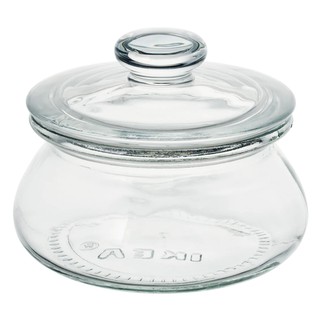 โหลแก้ว  แก้วใส โถใส โถมีฝาปิด 0.3 ลิตร / Jar with lid, clear glass