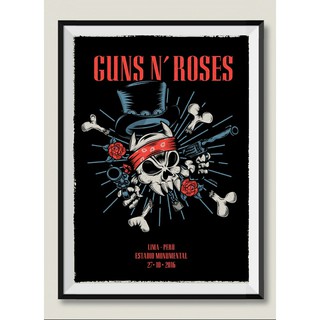 โปสเตอร์วงดนตรี GUNS AND ROSES