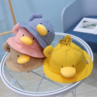 พร้อมส่ง! หมวกเด็ก หมวกปีกกว้าง ลาย BABY DUCK