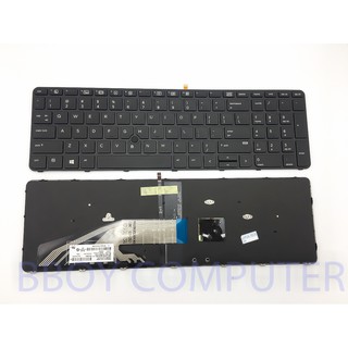 HP-COMPAQ KEYBOARD คีย์บอร์ด HP ProBook 450 G3 455 G3 470 G3 มี Backlight