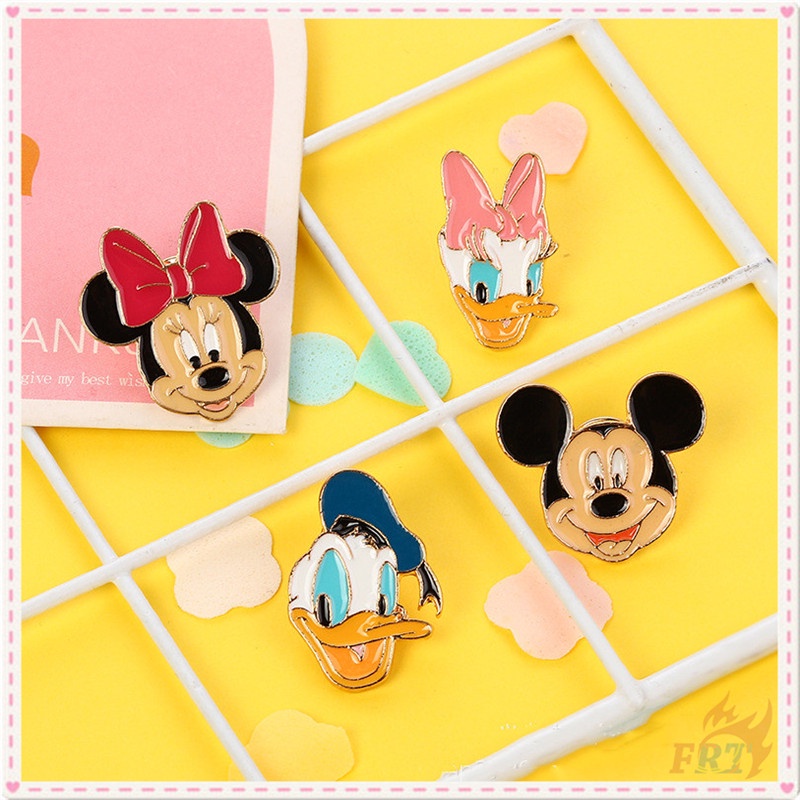 ★ Cartoon Characters：M.ickey / M.innie / D.onald Duck / D.aisy Duck Brooches ★ 1Pc Fashion Doodle Enamel Pins Backpack Button Badge Brooch