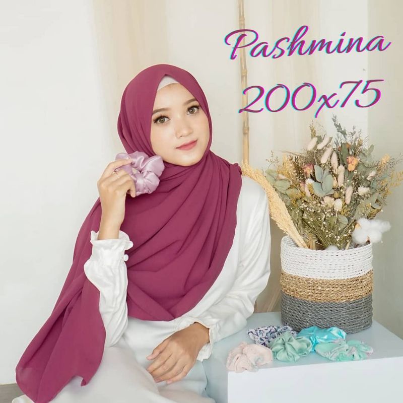 Pashmina ฮิญาบพรีเมี่ยม 5500 200x75 ตอนที่ 2