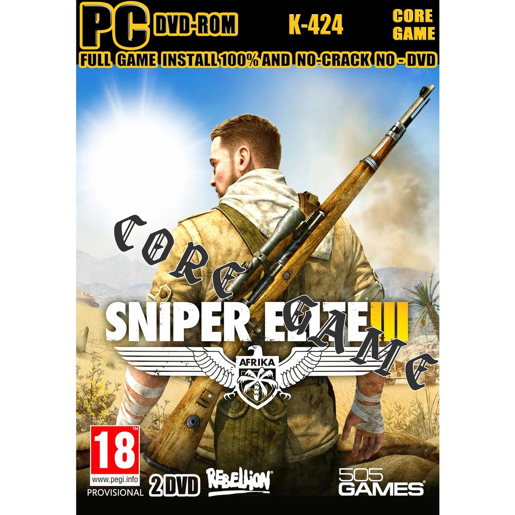 sniper elite 3 แผ่นเกมส์ แฟลชไดร์ฟ เกมส์คอมพิวเตอร์ PC โน๊ตบุ๊ค
