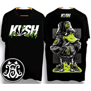 ผ้าฝ้าย 100%เสื้อยืด kush เสื้อยืดสุดเท่ Crew neck T-shirt. Oversized T-shirt เสื้อยืดผ้าคอตตอน V.27S-3XL