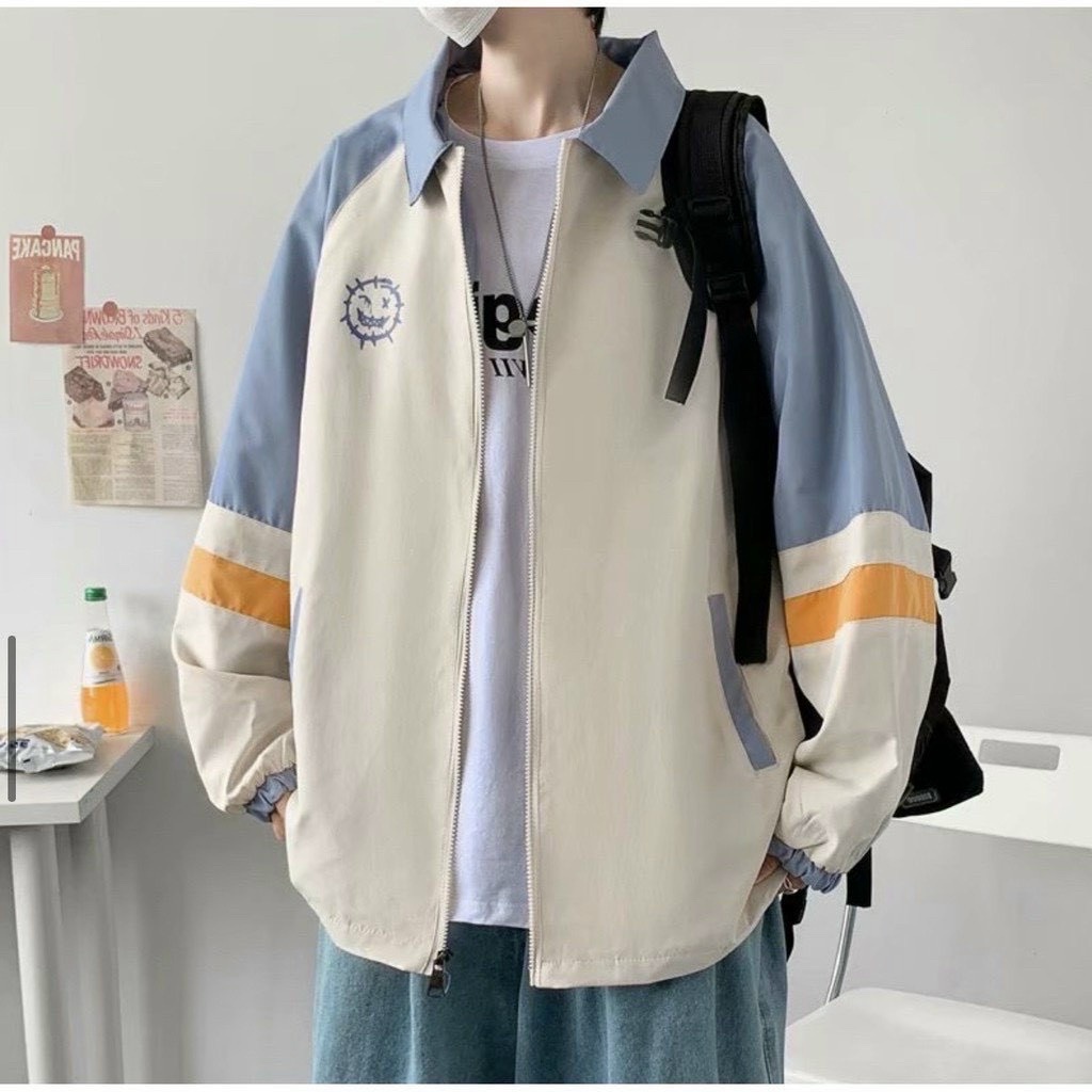 Bomber Jacket PRINTED WITH SMILE FACE ร่ม 2 ชั้น unisex