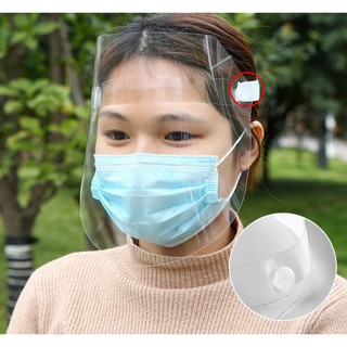 Face Shield หน้ากากใส กันฝุ่น กันน้ำ (พร้อมส่งทันที) CV0011