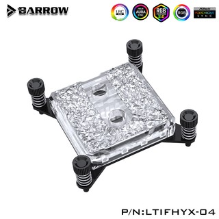 Barrow Icicle series CPU Water Block for INTEL X99/X299 platform (Acrylic Edition) จัดส่งในไทย รับประกัน 1 ปี