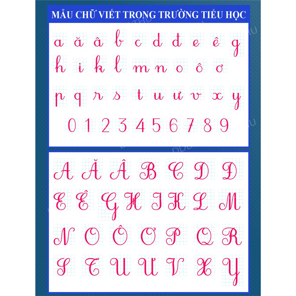 [อุปกรณ์ช่วยสอน] PRIMARY SCHOOL WRITING FORM TABLE