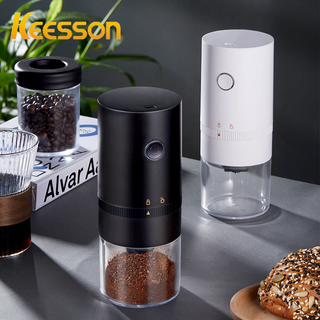 KEESSON เครื่องบดกาแฟไฟฟ้า ใช้ USB ชาร์ต ที่บดกาแฟ 120ml พกพา ที่บดกาแฟไฟฟ้าขนาดเล็ก 13W เครื่องบดเมล็ดกาแฟ