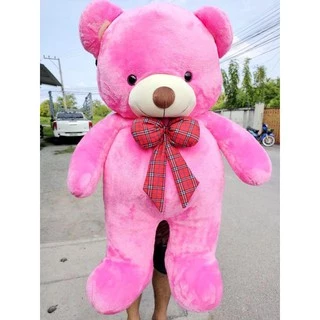 ตุ๊กตาพี่หมีเท็ดดี้ขนนุ่ม ผ้านาโนขนนุ่มๆ 100-110เซน ตัวใหญ่พร้อมส่งทุกวัน มีเก็บปลายทาง