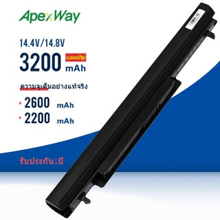 Asus แบตเตอรี่ ของแท้ รุ่น A41-K56 (Asus A46, A55, K46, K56, S46, S56, S550, S405, X75, X80) 0B110-00180000 Asus battery