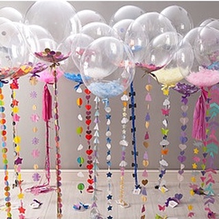 ลูกโป่งใส 6,12,24,36 นิ้ว เนื้อยาง Latex Balloons