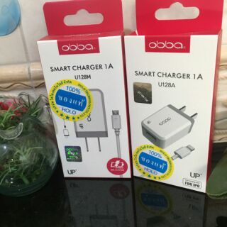 หัว+สายชาร์จobba U128A/U128Mยกset SMART CHARGER 1A