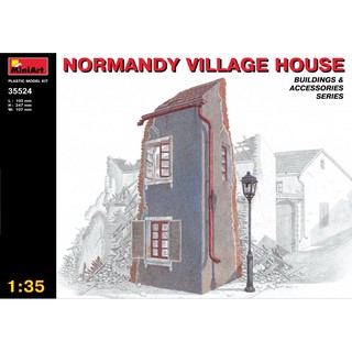 โมเดลอาคารจำลอง MiniArt 1/35 MI35524 Normandy Village House