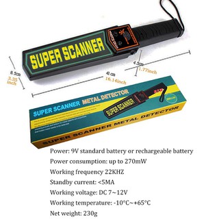 Scanner Metal Detector Metal Detector Handheld Professiona Super High Sensitivity Security Scanner