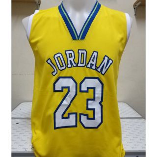 เสื้อบาสคอวี สกรีน "JORDAN 23"