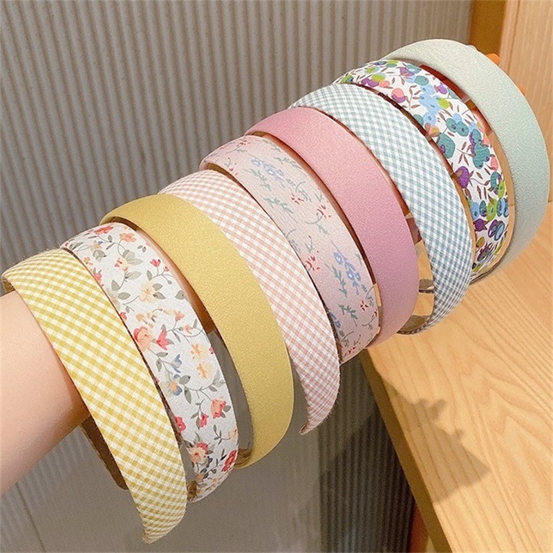 ที่คาดศีรษะ ลายดอกไม้ สไตล์ฝรั่งเศส สําหรับเด็กผู้หญิง (สุ่มสี)