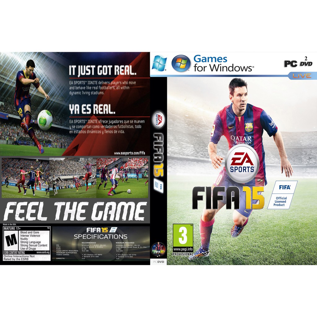 FIFA 15 PC GAME [ออฟไลน์ INSTALLATION]