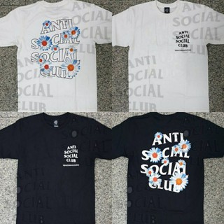 เสื้อยืดผ้าฝ้ายพิมพ์ลายแฟชั่นgw3Q    สินค้า     คอกลม     สี    สั่ง Anti Social Social Club T- shirt 100% cotton