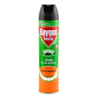 สเปรย์กำจัดยุงมดแมลงสาบ กลิ่นดี-เลมอนนีน 600มล. ไบกอน 43 Aerosol Deodorant Spray - Lemonine 600 ml Bayon 43