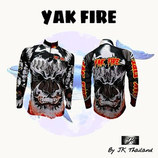 JK Thailand เสื้อตกปลา YAK FRIE ป้องกันรังสี UV 80% แห้งเร็ว