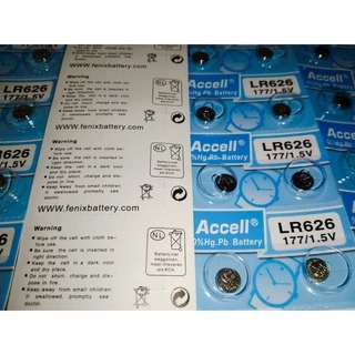ถ่านนาฬิกา 626 Accell ถูกที่สุด เบอร์ถ่านยอดนิยม ราคาส่ง 1 แผงและ 5 แผง