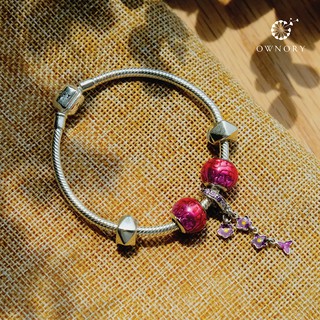 Bracelet with Purple Siam Garden