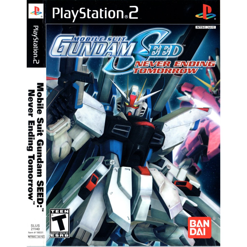 แผ่นเกมส์ Mobile Suit Gundam SEED Never Ending Tomorrow PS2 Playstation 2 คุณภาพสูง ราคาถูก