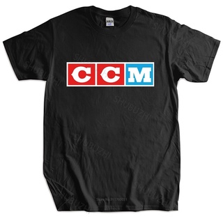 ถูกสุดๆใหม่ เสื้อยืด ผ้าฝ้าย พิมพ์ลายโลโก้ฮอกกี้ Ccm แฟชั่น สําหรับผู้ชาย