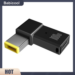 (Babicool) อะแดปเตอร์ที่ชาร์จ Type C Female To Male Pd 100W สําหรับ Lenovo Thinkplus Pc