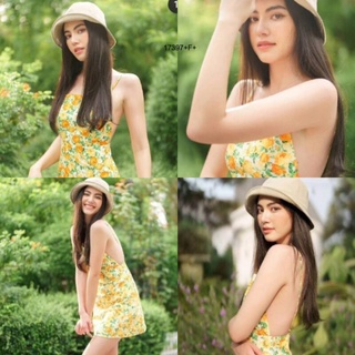 Flower Minidress  มินิเดรสลายดอกไม้น้องใหม่  แพทเพิลน่ารักแบบคุณใหม่