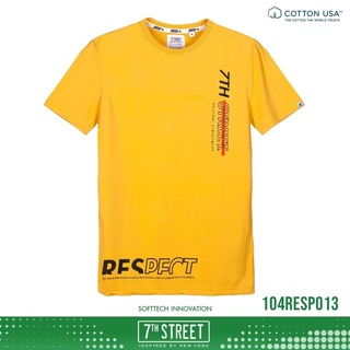 เสื้อยืดแขนสั้น​ 7thStreetรุ่น 104RESP013AA  ผ้าค้อทท้อนอย่างดี​ ของแท้100%  พร้อมส่ง​