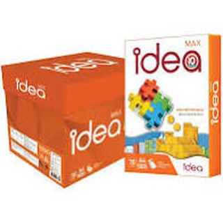 กระดาษถ่ายเอกสาร A4 Idea Max (1รีม/500แผ่น)