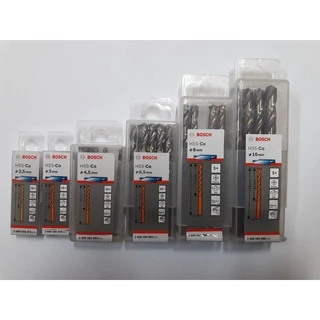 BOSCH ดอกเจาะสแตนเลส 1มม. - 8.5มม.(1 ดอก) HSS-Co ของแท้ 100%