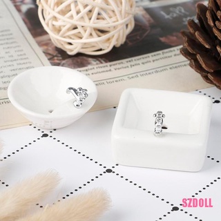 [SZDOLL6] โมเดลอ่างล้างหน้าเซรามิค ขนาดเล็ก 1:12 สําหรับตกแต่งบ้านตุ๊กตา