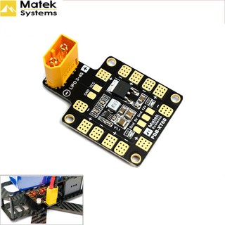 Matek Systems PDB XT60 W/ BEC 5V &amp; 12V 2oz Copper For RC Helicopter FPV Quadcopter Muliticopter Drone Power Distribution Board