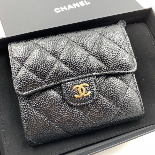 New Chanel Classic Small Flap Wallet | Shopee Thailand