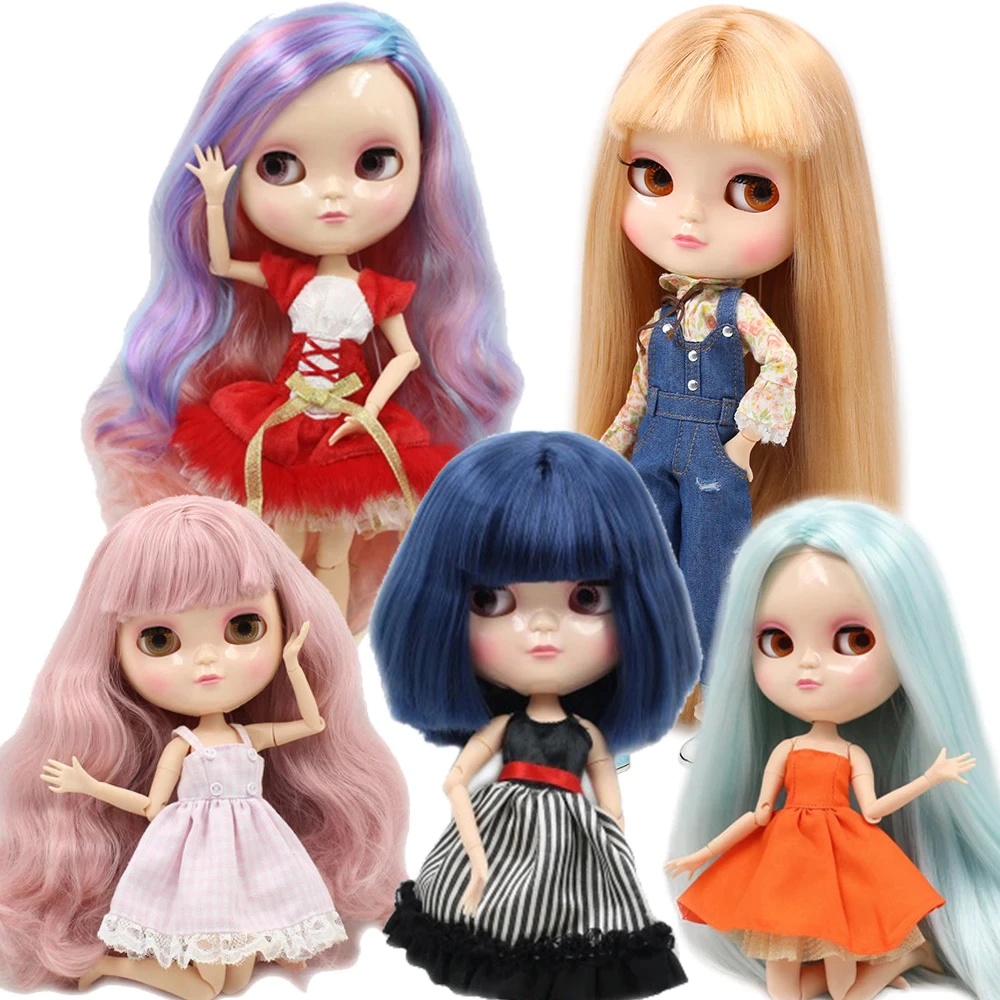 Icy ตุ๊กตาสีนู้ดพร้อมข้อต่อบอดี้ 1/6 Bjd Ob24 Anime Girl