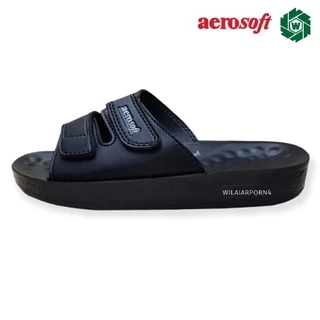 aerosoft 4099 รองเท้าแตะแบบสวม ไซส์ 38-43 สีดำ / สีน้ำตาล. ลม