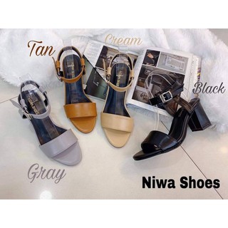 Niwa shoes รองเท้าสตรี ส้นสูง รหัส S 298  หนังนิ่ม 2.5 นิ้ว RtfE