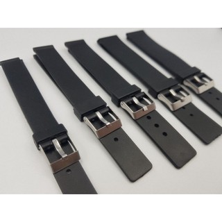 Watch Strap รับประกัน 1 ปี สายนาฬิกา สายยาง PVC 12 mm 14 mm 16 mm 18 mm 20 mm by GQ Watch