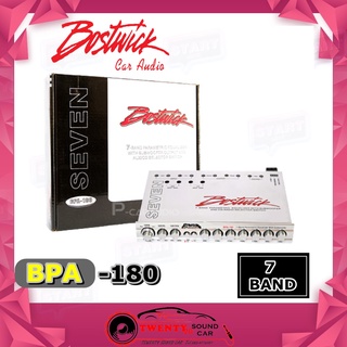 ปรีแอมป์รถยนต์ 7 แบนด์ BOSTWICK ปรีแอมป์ PREAMP 7 BAND BOSTWICK รุ่นBPA-180 เสียงดี คุณภาพดี งานแบรนด์ เครื่องเสียงติดรถ